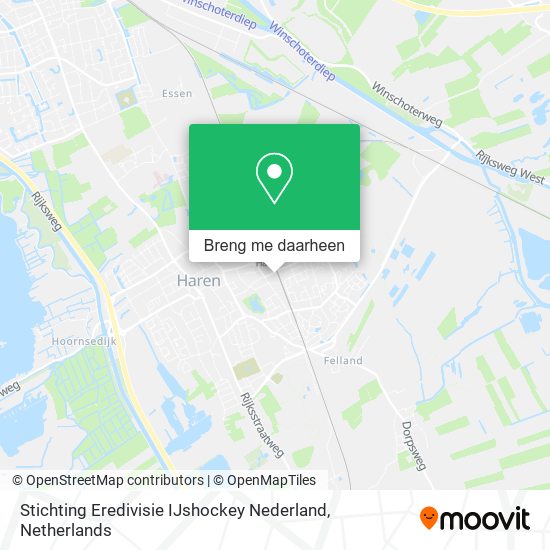 Stichting Eredivisie IJshockey Nederland kaart