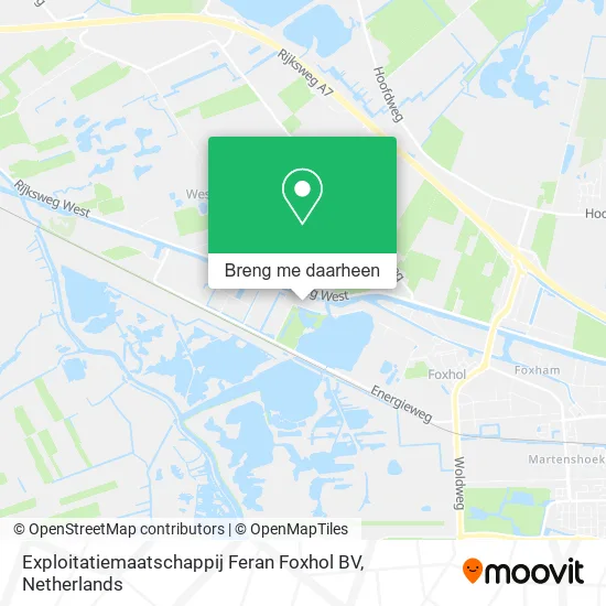 Exploitatiemaatschappij Feran Foxhol BV kaart