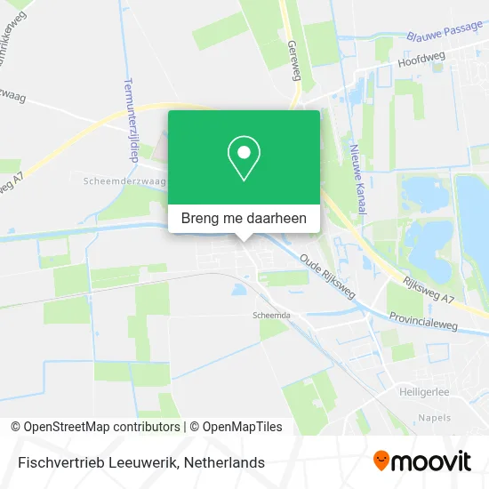 Fischvertrieb Leeuwerik kaart