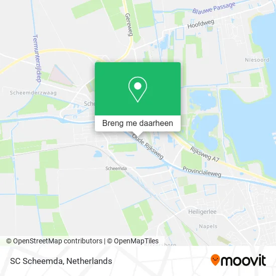 SC Scheemda kaart