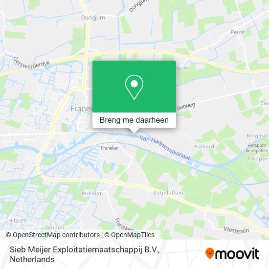 Sieb Meijer Exploitatiemaatschappij B.V. kaart