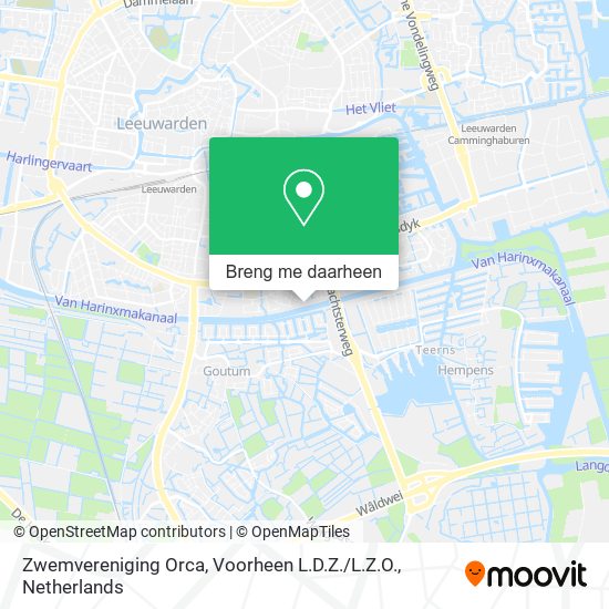 Zwemvereniging Orca, Voorheen L.D.Z. / L.Z.O. kaart