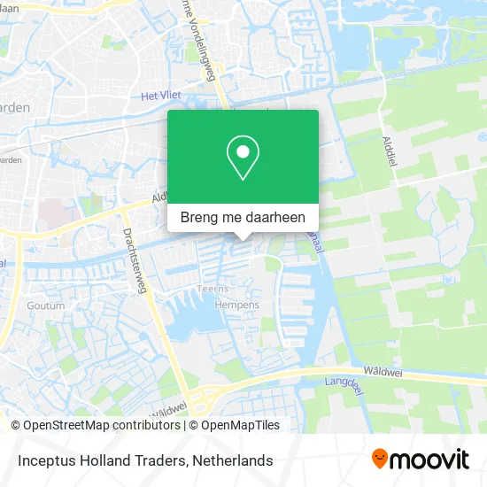 Inceptus Holland Traders kaart