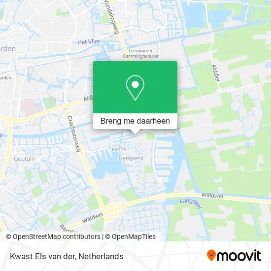 Kwast Els van der kaart