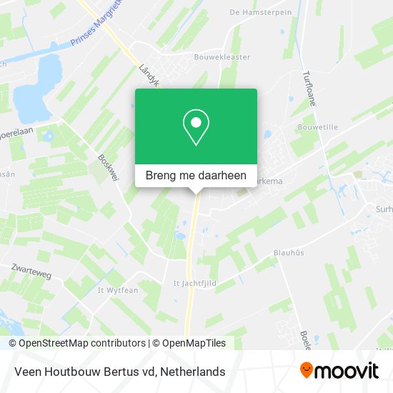 Veen Houtbouw Bertus vd kaart