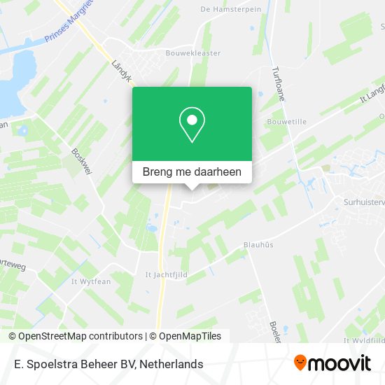 E. Spoelstra Beheer BV kaart