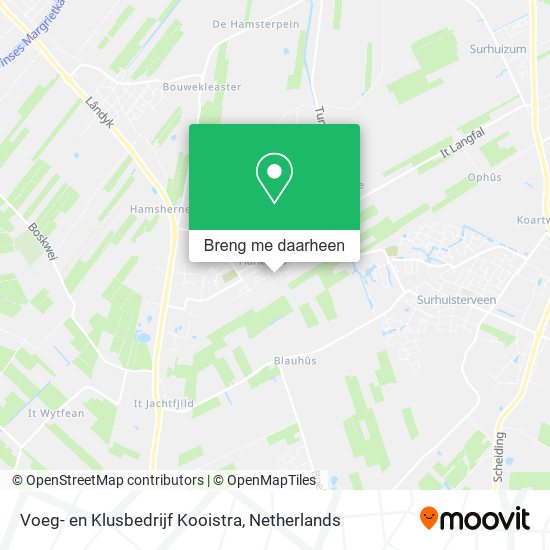 Voeg- en Klusbedrijf Kooistra kaart