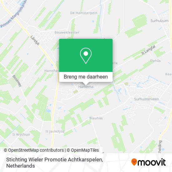 Stichting Wieler Promotie Achtkarspelen kaart