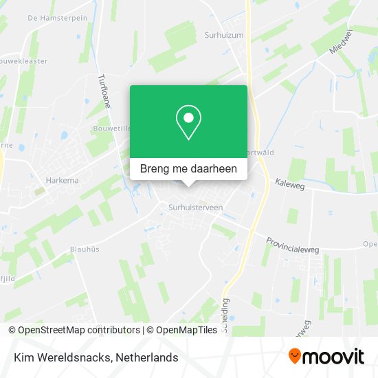 Kim Wereldsnacks kaart