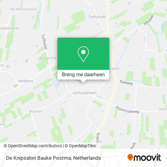 De Knipsalon Bauke Postma kaart