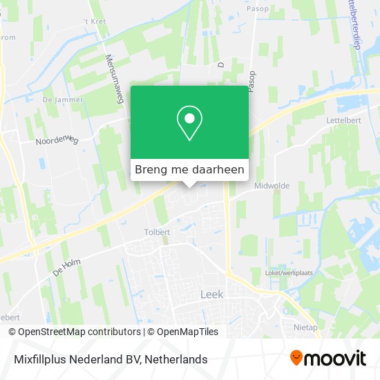 Mixfillplus Nederland BV kaart