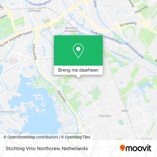 Stichting Vmc Northcrew kaart