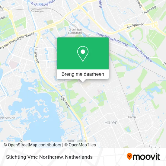 Stichting Vmc Northcrew kaart