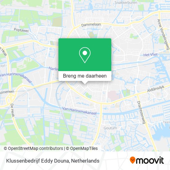 Klussenbedrijf Eddy Douna kaart