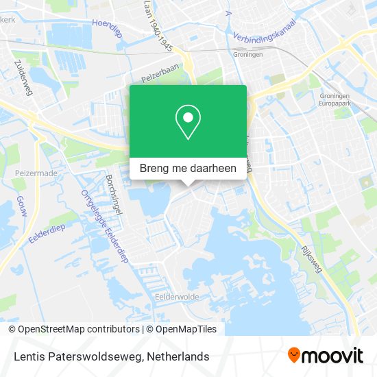 Lentis Paterswoldseweg kaart