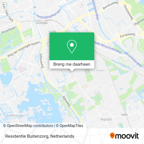 Residentie Buitenzorg kaart
