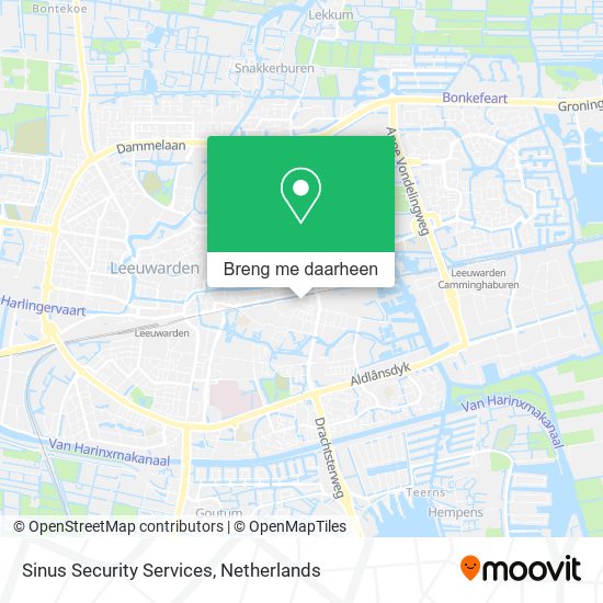 Sinus Security Services kaart