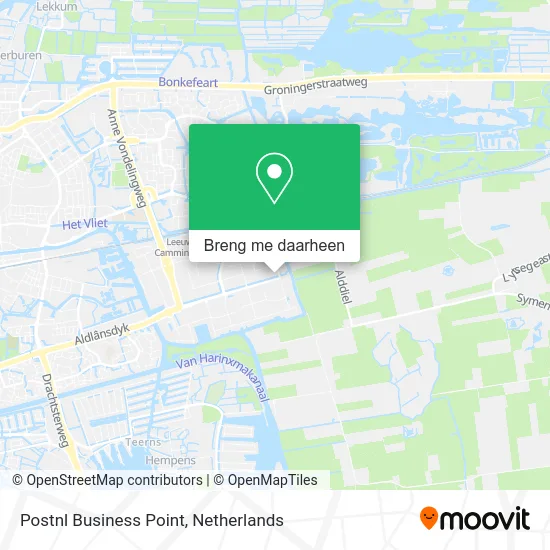 Postnl Business Point kaart