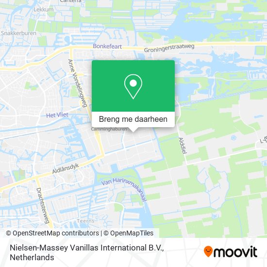 Nielsen-Massey Vanillas International B.V. kaart