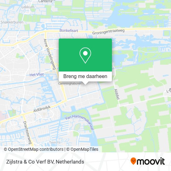 Zijlstra & Co Verf BV kaart