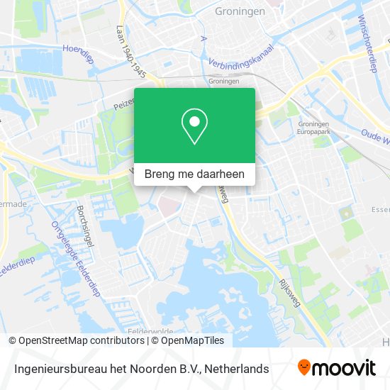 Ingenieursbureau het Noorden B.V. kaart