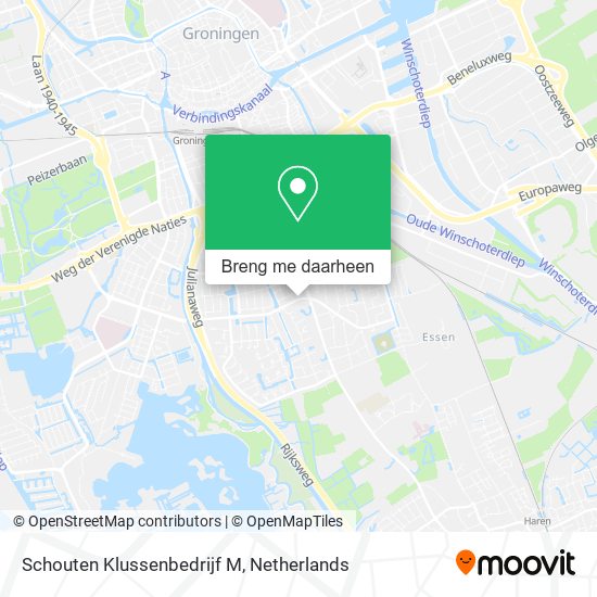 Schouten Klussenbedrijf M kaart