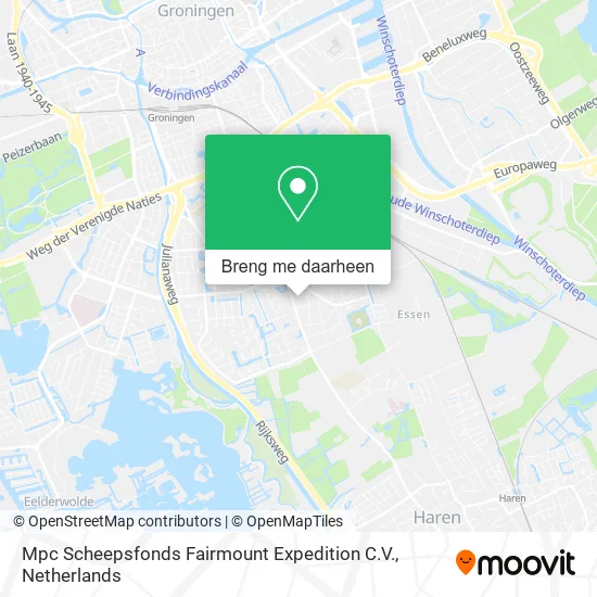 Mpc Scheepsfonds Fairmount Expedition C.V. kaart