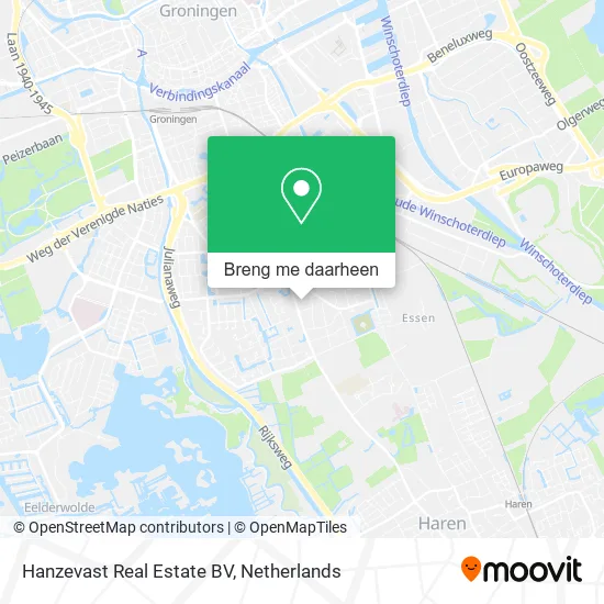 Hanzevast Real Estate BV kaart