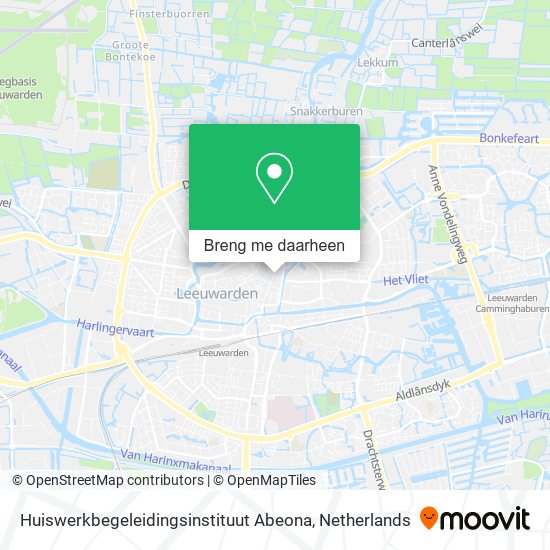 Huiswerkbegeleidingsinstituut Abeona kaart