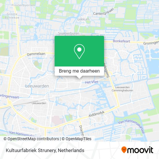 Kultuurfabriek Strunery kaart