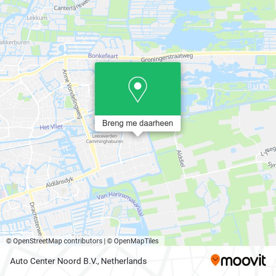 Auto Center Noord B.V. kaart