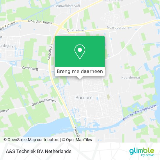 A&S Techniek BV kaart