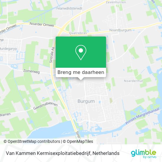 Van Kammen Kermisexploitatiebedrijf kaart