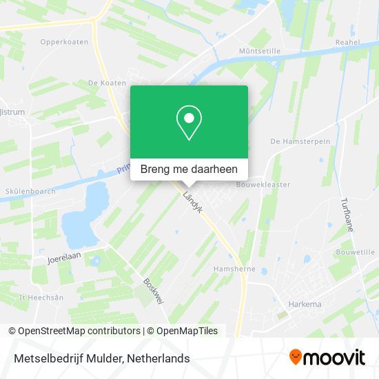 Metselbedrijf Mulder kaart