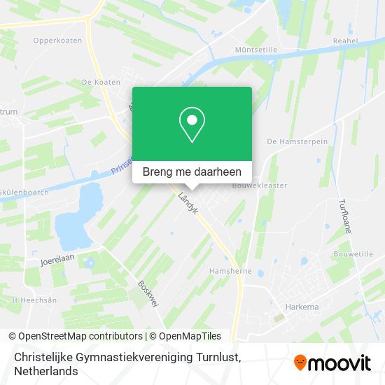 Christelijke Gymnastiekvereniging Turnlust kaart