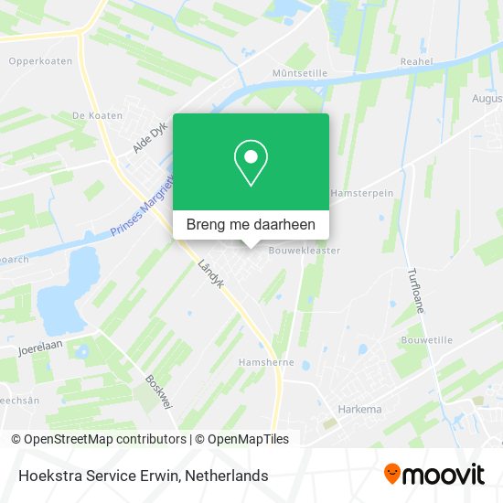 Hoekstra Service Erwin kaart