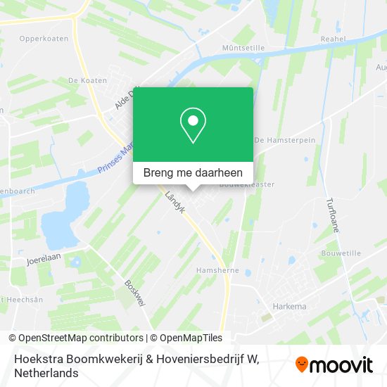Hoekstra Boomkwekerij & Hoveniersbedrijf W kaart