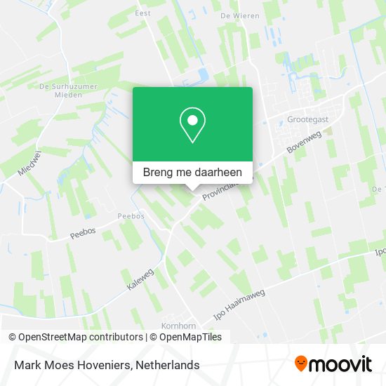 Mark Moes Hoveniers kaart