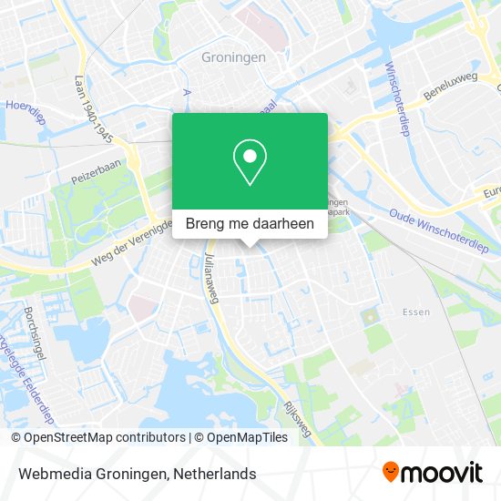 Webmedia Groningen kaart