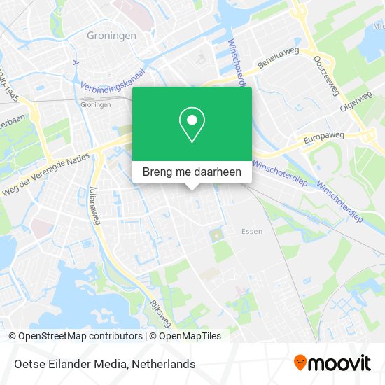 Oetse Eilander Media kaart