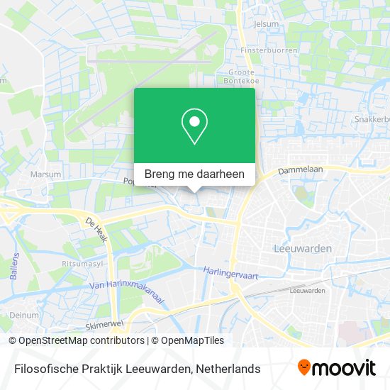 Filosofische Praktijk Leeuwarden kaart