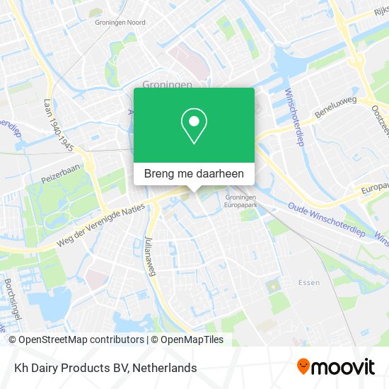 Kh Dairy Products BV kaart