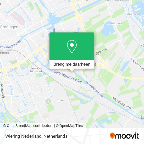Wiering Nederland kaart