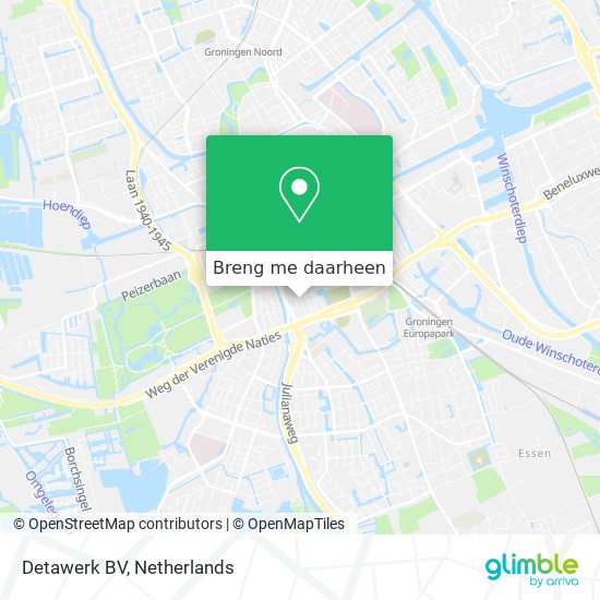 Detawerk BV kaart