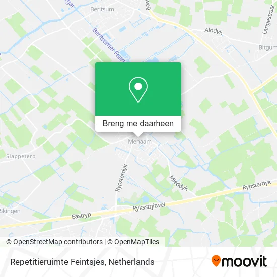 Repetitieruimte Feintsjes kaart