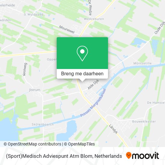 (Sport)Medisch Adviespunt Atm Blom kaart
