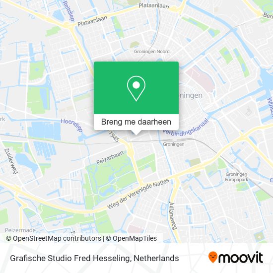 Grafische Studio Fred Hesseling kaart