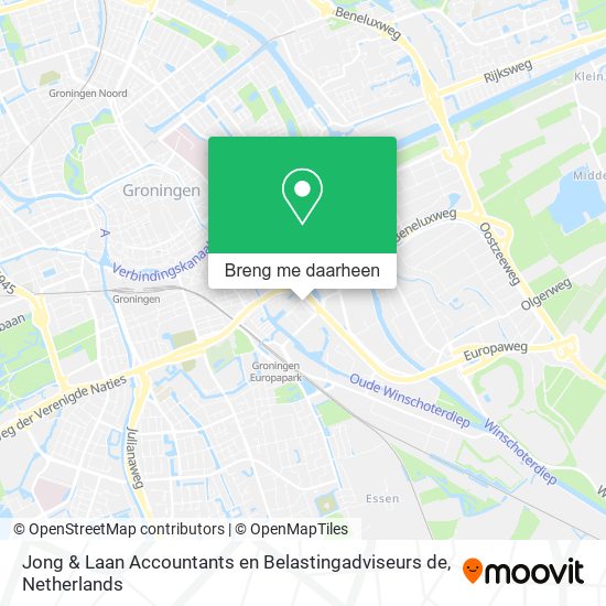 Jong & Laan Accountants en Belastingadviseurs de kaart