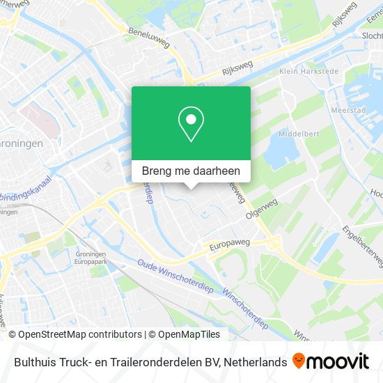 Bulthuis Truck- en Traileronderdelen BV kaart