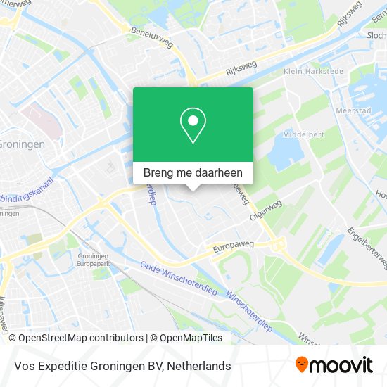 Vos Expeditie Groningen BV kaart